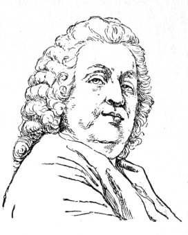 ust of Jeaurat, facing forward, clean-shaven, double chin; curly hair to below the shoulders.
