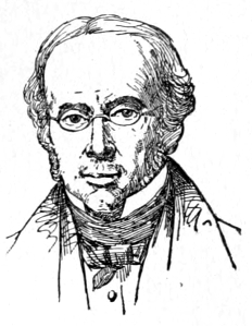 Bust of Jonghe, facing forward; thin mustache and goatee; wire-rim glasses; thinning hair parted in the center.