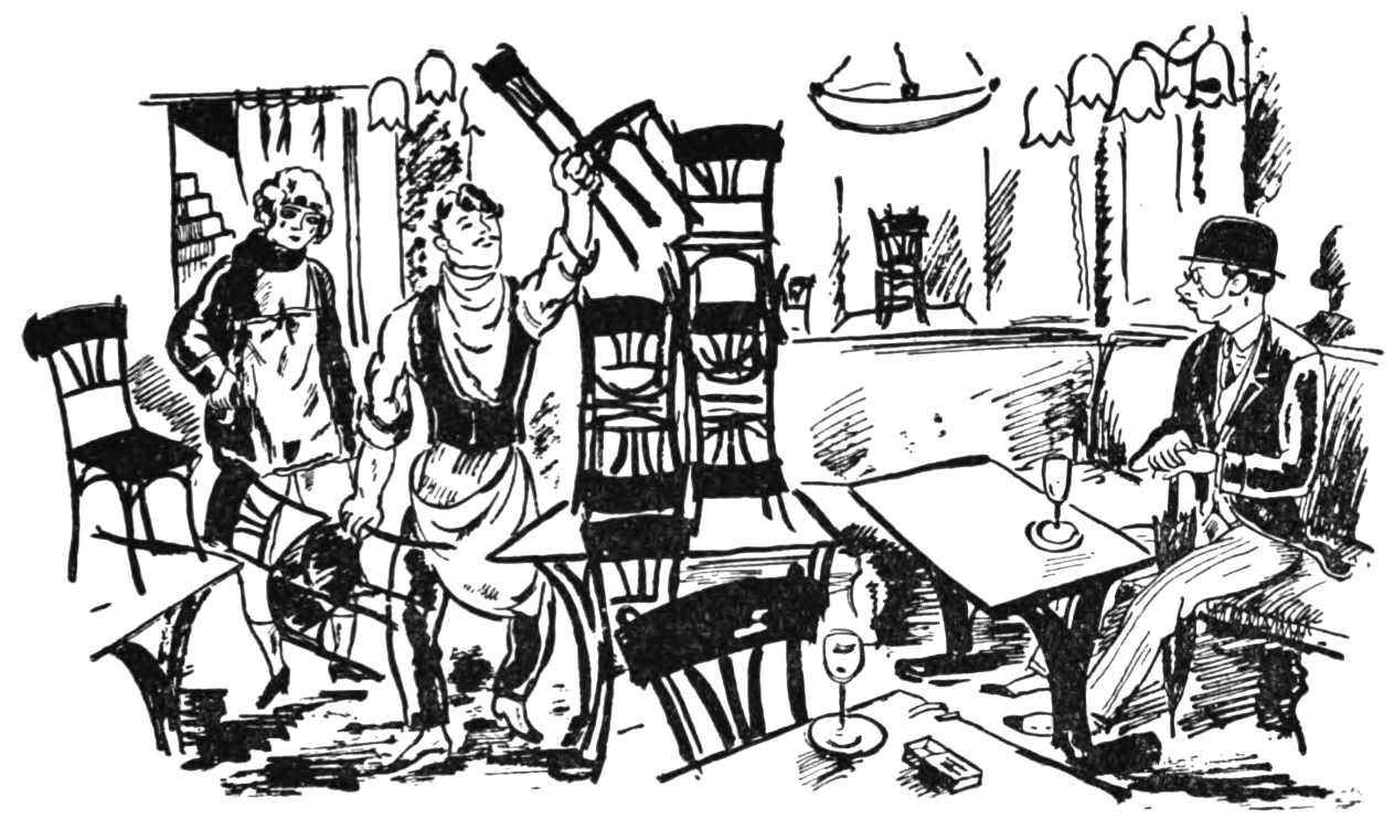 Barroom scene