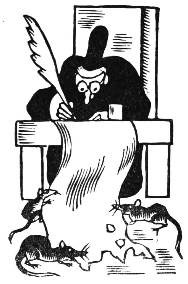 Man at desk writing