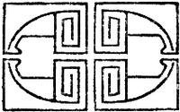 Kapitel 10,   Schlussvignette; Jugendstilmuster.