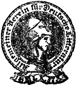 Signet des Allgemeinen   Vereins für Deutsche Literatur