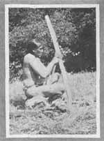 CHOPPING OUT A JUNIPER BOW