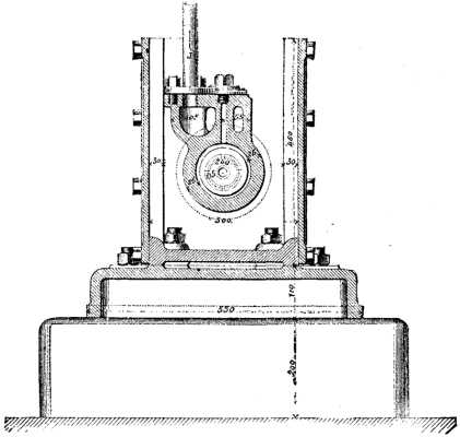 VINCENTS ICE MACHINE. FIG. 5.--VERTICAL SECTION OF THE PUMP.