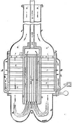 IMPROVED GAS BURNER. FIG. 1.--Sectional Elevation.