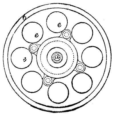 IMPROVED GAS BURNER. FIG. 3.--Section through C D.