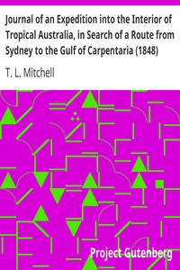 Journal of an Expedition into the Interior of Tropical Australia