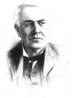 THOMAS A. EDISON —<i>Photogravure from drawing by Gaspard</i>