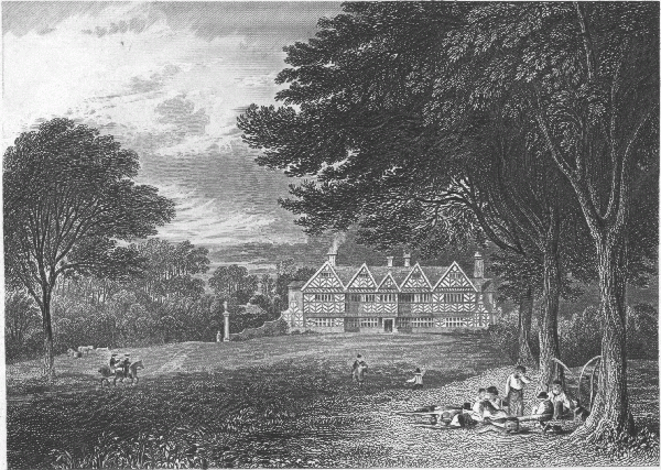 INCE HALL, NEAR WIGAN.

Drawn by G. Pickering. Engraved by Edw^d Finden.