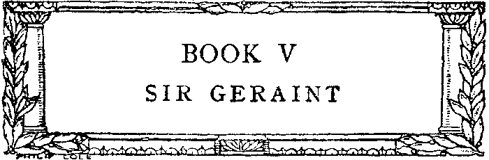 BOOK V - SIR GERAINT