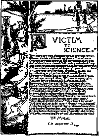This is a full page illustrated poem depicting the two physicians walking, the two finding the crow, and the crow feet up on the path as they continue to argue.