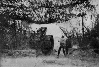 A Howitzer in the Act of Firing.