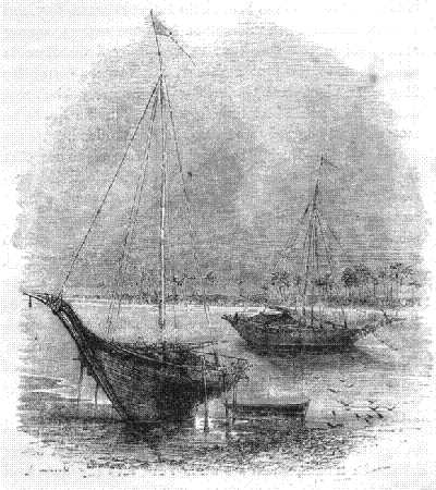 Dhow used for Transport of Dr. Livingstone's Camels.