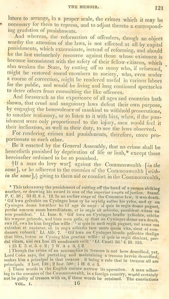 Bill for Proportioning Crimes and Punishments, Page121