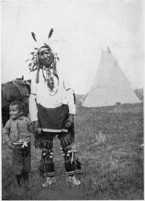 Assiniboine Indian Chief.
