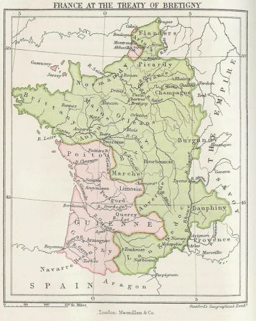 France at the Treaty of Bretigny
