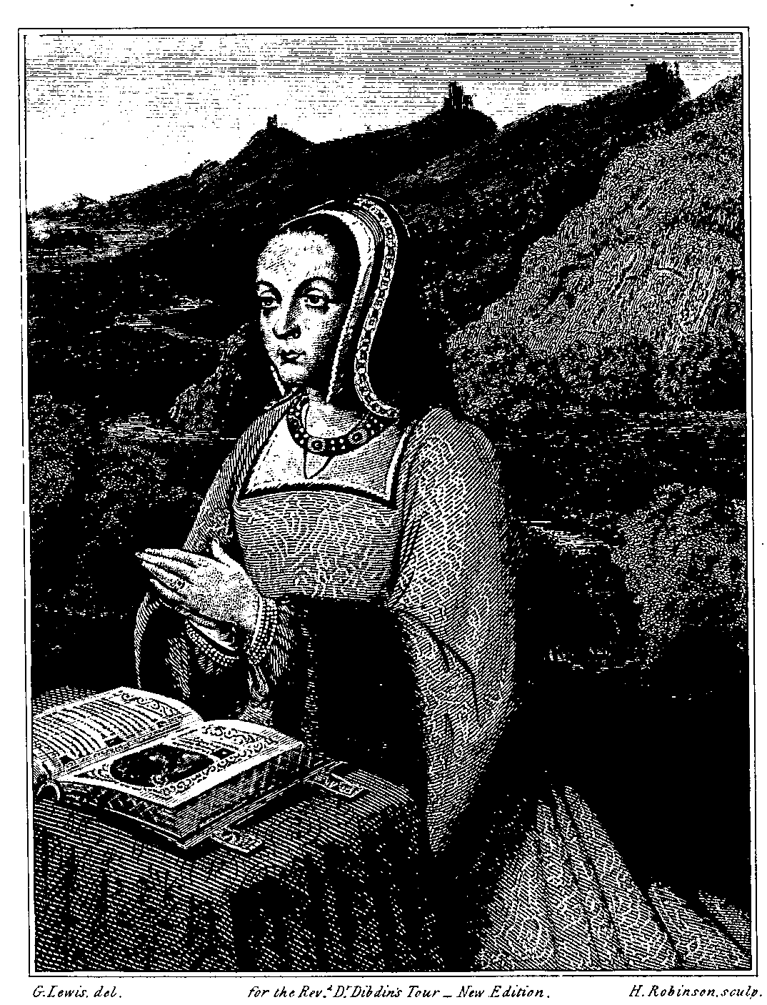 ANN OF BRITTANY. From an Illustrated Missal in the Royal Library at
Paris