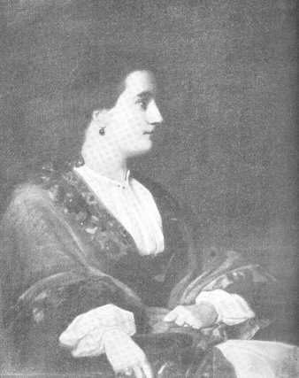 Lady Duff Gordon, from oil portrait by Henry W. Phillips, about
1851