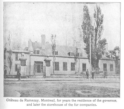 Chteau de Ramezay, Montreal, for years the residence o