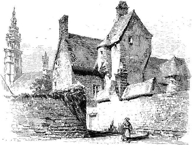 House in which the Young Pretender took Refuge after the Battle of Culloden, Roscoff.