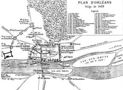 Map of Orleans