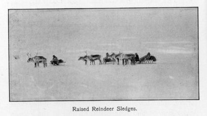 Raised Reindeer Sledges.