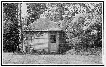 THE SUMMER HOUSE OULTON, AS IT IS TO DAY

Which when compared with Miss MacOubrey's sketch shows that it has been
reroofed and probably rebuilt altogether.