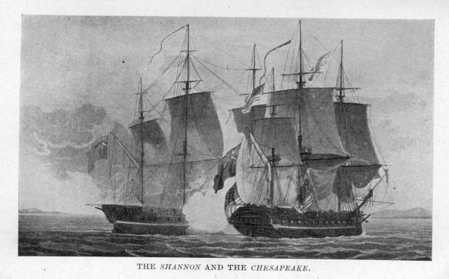 THE SHANNON AND THE CHESAPEAKE.