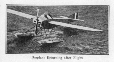 Seaplane Returning after flight.