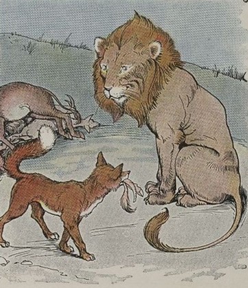 THE LION, THE ASS, AND THE FOX