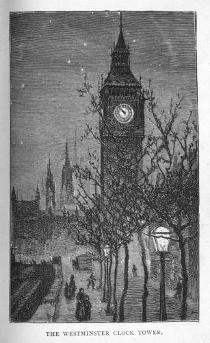 The Westminster clock tower.