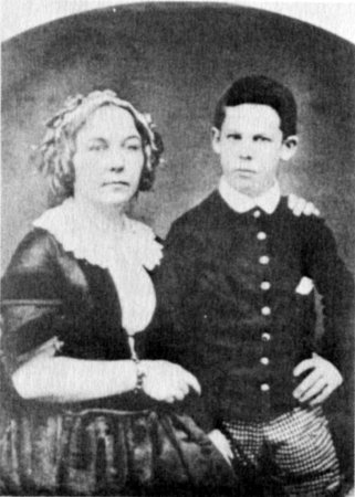Elizabeth Cady Stanton and her son, Henry