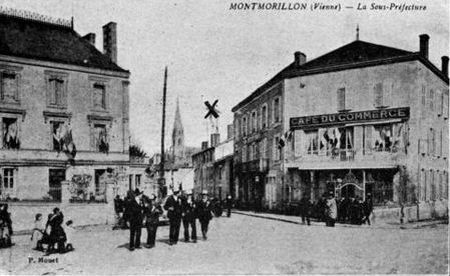 Montmorillon Street Scene Montmorillon Street Scene