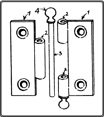 Fig. 234. Parts of a butt-hinge.