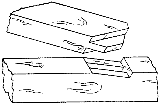 Fig. 269-67 Oblique mortise and tenon