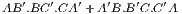 ′ ′ ′ ′ ′ ′
AB .BC .CA + AB.B C.CA