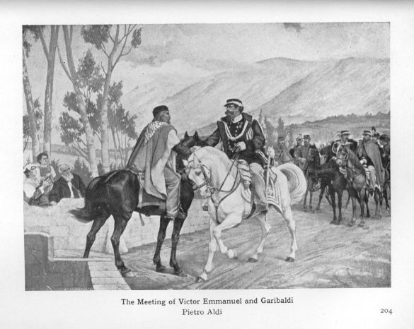 The Meeting of Victor Emmanuel and Garibaldi (Pietro Aldi)