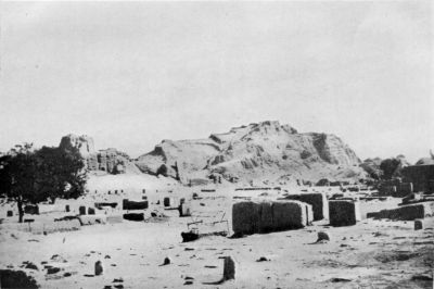 Graveyard and Kala-i-Dukhtar or Virgin Fort, Kerman.
