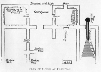 Plan of House at Farmitan.