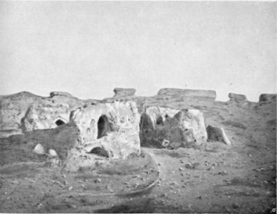 Presumed Summits of Towers buried in Sand, Zaidan.