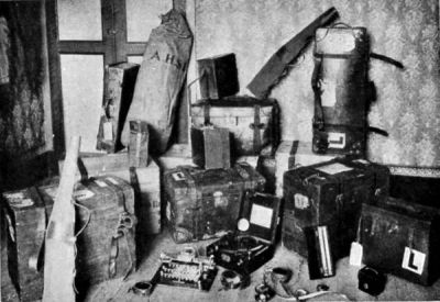 Some of the Baggage and Scientific Instruments used by the Author on his Expedition.