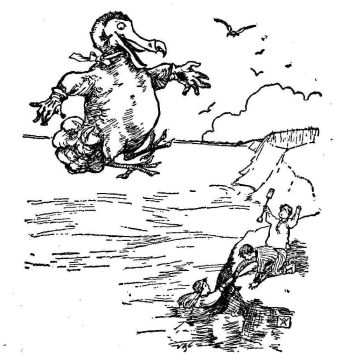 "The Dodo tried to follow their example."