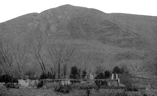 "AFTERWARD"
(Fritz Graveyard, New Mexico. Many victims of the Lincoln County War
buried here)