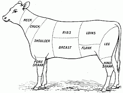 Cuts of veal
