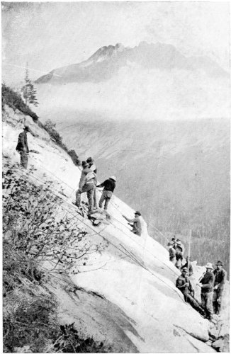 Constructing The White Pass Railway.