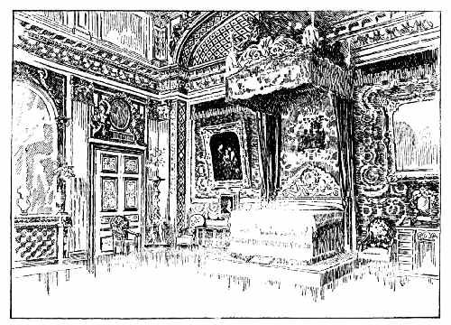 The King's Bedroom in the Palace of Versailles