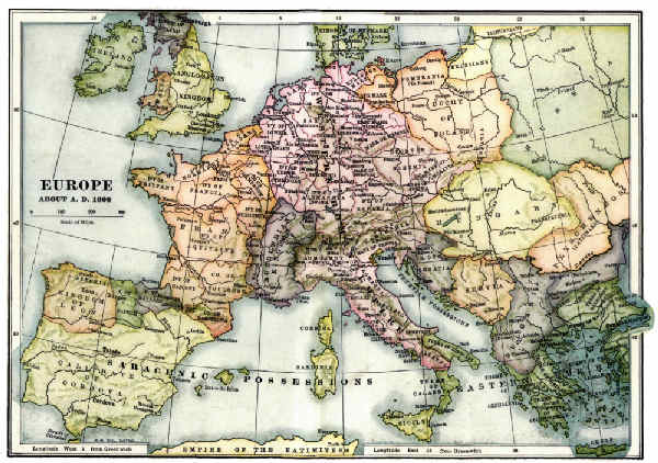 Europe about A.D. 1000