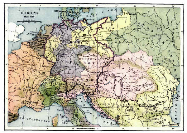 EUROPE IN 1815