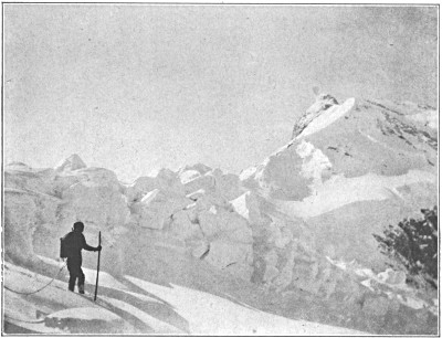 The Northeast Ridge shattered by the
earthquake in July, 1912.