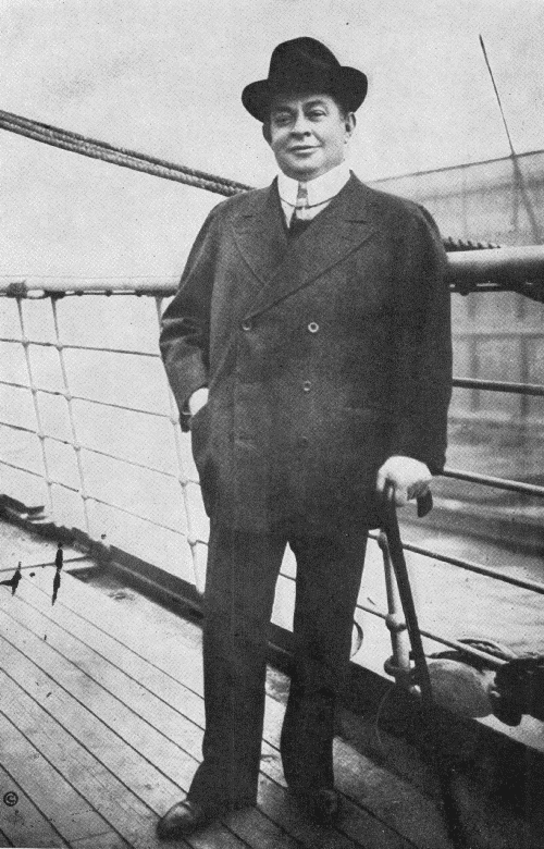 CHARLES FROHMAN ON BOARD SHIP